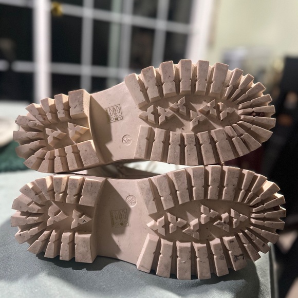 Nasty Gal Beige Combat Boots - Picture 4 of 4